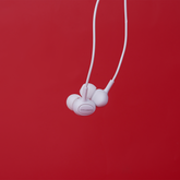 GADGET MAX - P122 3.5mm Pear Stereo Wired Earphone - White
